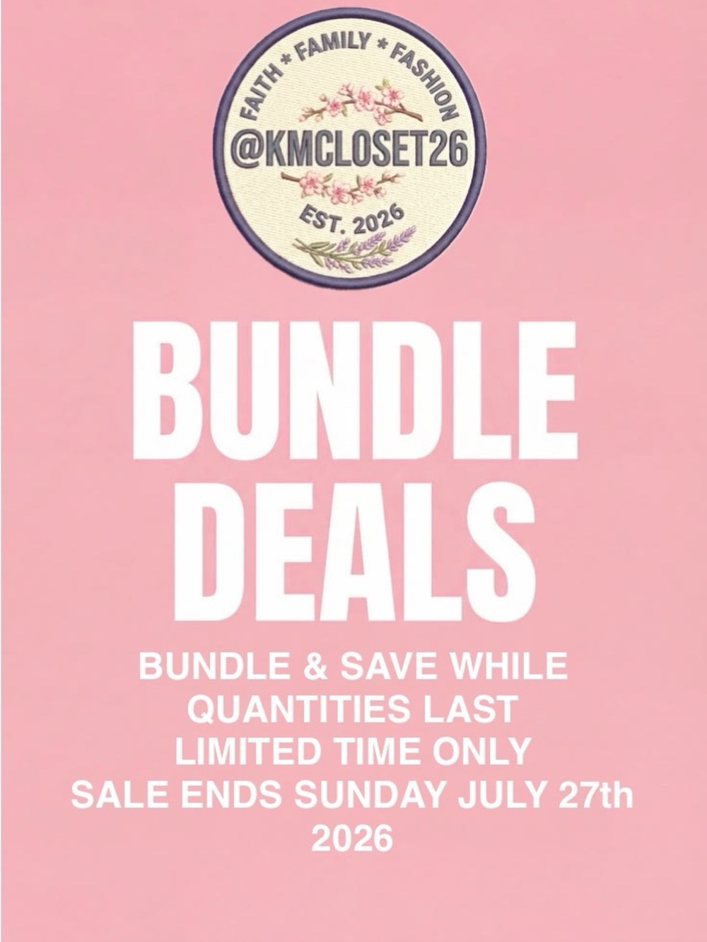 🌸KMCLOSET26 BUNDLE DEALS UP TO 25% OFF